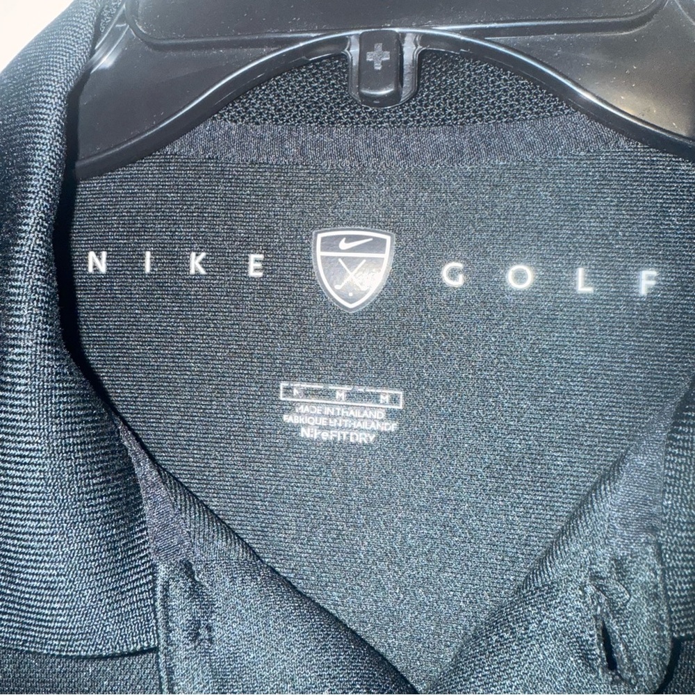 Nike Black Long-Sleeve Polo Shirt - Picture 4 of 5